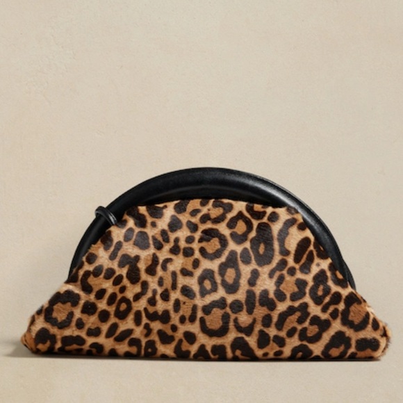 Banana Republic Hair Calf Leather Convertible Mini Bag - NWT - Picture 3 of 15